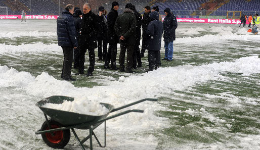 Das DFB-Pokal-Spiel auf dem Bieberer Berg muss aufgrund heftiger Schneefälle abgesagt werden