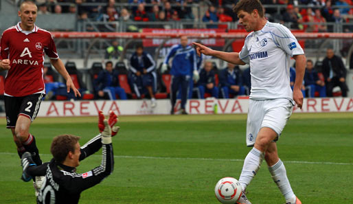 Das erste Duell in dieser Saison gewann der 1. FC Nürnberg mit 2:1 gegen Schalke 04