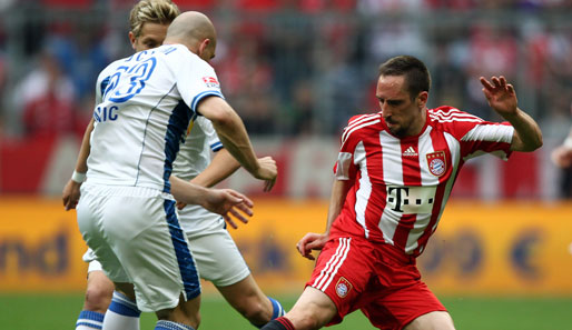 Franck Ribery (r.) darf im Pokal gegen Bochum wieder spielen