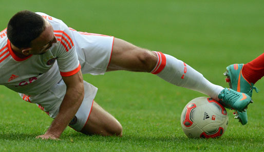 Franck Riberys Einsatz gegen den 1. FC Kaiserslautern steht weiter auf der Kippe