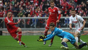 Angebrochene Rippe: Franck Ribery muss auf das erneute Duell mit dem FC Augsburg verzichten