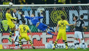 Pierre-Emerick Aubameyang erzielte den Siegtreffer für den BVB in Frankfurt