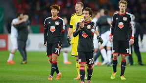 Die Enttäuschung über das Ausscheiden gegen den Zweitligist war in Leverkusen groß