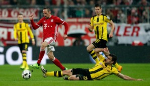 Franck Ribery: Extrem bemüht in seinem 350. Pflichtspiel für die Bayern und hatte nach einer guten Einzelaktion die erste Großchance des FCB. Auch anschließend mit seiner Genialität immer wieder gefährlich - wie bei der Vorarbeit zum 2:1. Note: 2