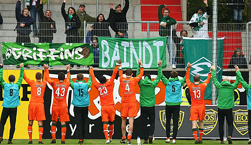 Werder Bremen II gewann das Kellerduell gegen Holstein Kiel mit 6:1