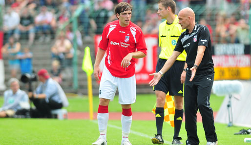 Thomas Ströhl (l.) verletzte sich vergangene Woche im Heimspiel gegen den SV Wehen Wiesbaden