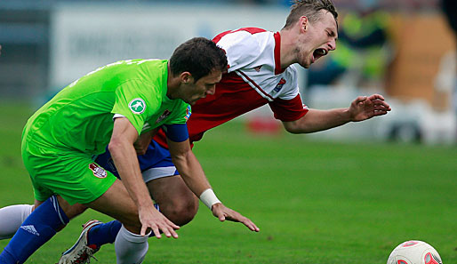 Die SpVgg Unterhaching unterlag gegen die Kickers Offenbach deutlich mit 0:3