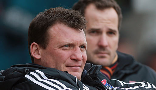 Die Unterhachinger Coaches Manuel Baum und Claus Schromm sahen ein 0:0
