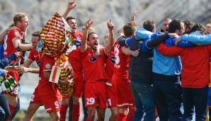 Durch den Sieg über den SV Elversberg feierten die Heidenheimer den Aufstieg