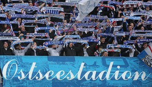 So friedlich blieben beim Spiel gegen Leipzig leider nicht alle Rostocker Anhänger