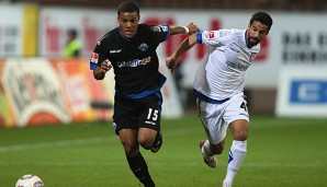 Nils Teixeira (r.) verteidigt künftig für Dynamo Dresden
