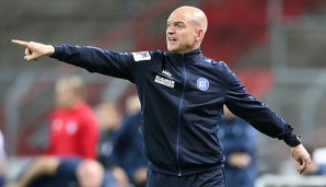 KSC-Coach Mark-Patrick Meister konnte auch im Spiel gegen Fortuna Köln nicht jubeln