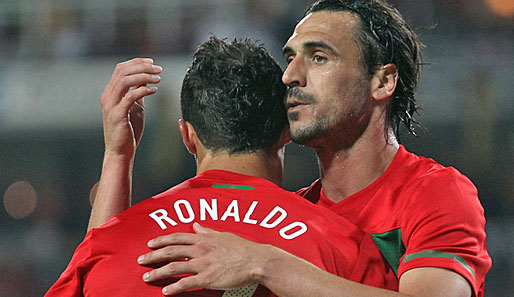Die Hoffnungsträger Portugals heißen Hugo Almeida und Cristiano Ronaldo