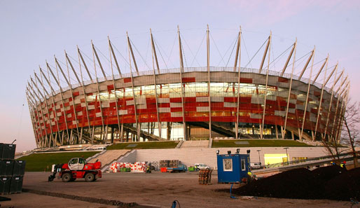 In Warschau findet das Eröffnungsspiel zwischen Polen und der Ukraine statt