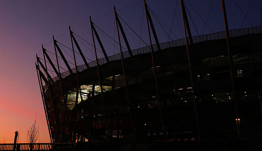 Noch bleiben die Lichter aus im neuen Nationalstadion in Warschau