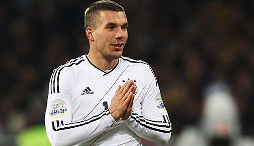 Lukas Podolski peilt mit dem DFB-Team den EM-Titel an