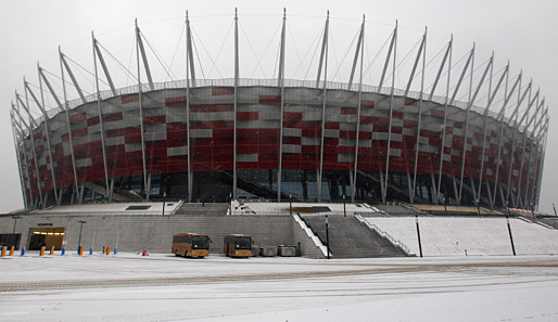 Im Nationalstadion von Warschau findet am 8. Juni 2012 das Eröffnungsspiel der EM statt