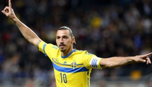 Zlatan Ibrahimovic sorgte im Spiel gegen Österreich für viel Aufregung