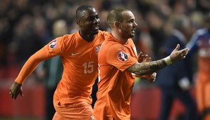 Wesley Sneijder hält die Hoffnungen der Niederländer noch am Leben