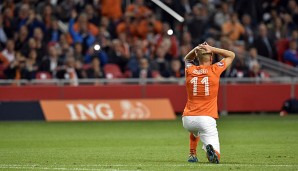 Arjen Robben verlor mit der Elftal gegen Island mit 0:1