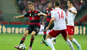 Die Polen waren erst in der Quali Gegner des DFB um Thomas Müller