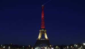 Der Pariser Eifelturm nach den Anschlägen in Belgien