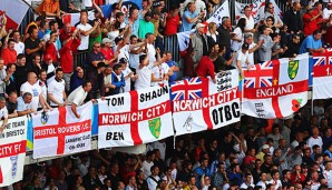 Englische Fans bei der EM in Frankreich