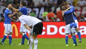 Raus gegen den Angstgegner: Deutschland scheiterte 2012 an Italien im EM-Halbfinale