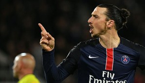 Zlatan Ibrahimovic holte mit PSG die französische Meisterschaft