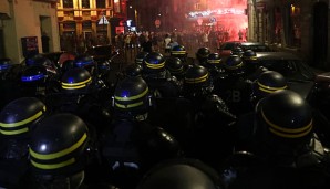 Polizisten wurden in Lille nach dem Spiel Frankreich-Albanien mit Steinen beworfen