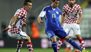 Ivan Perisic war für Kroatien am Ball