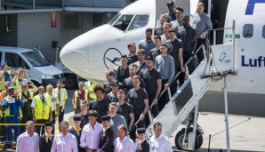 Die deutsche Mannschaft wird pünktlich in Lille aufsetzen