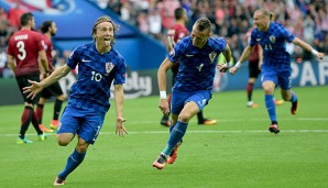 Luka Modric erzielte die 1:0-Führung der Kroaten per Traumtor