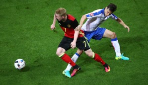 Kevin De Bruyne zeigte gegen Italien eine schwache Leistung