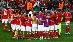 Wales qualifizierte sich als Gruppensieger für das Achtelfinale