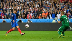 Antoine Griezmann (Frankreich) führt jetzt die Torschützenliste der EM mit vier Treffern an. Gibt's eigentlich einen besseren Stürmer im Eins-gegen-Eins?