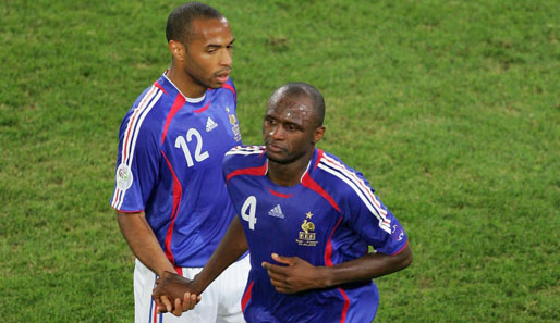 Fußball, EM, Frankreich, Thierry Henry, Patrick Vieira