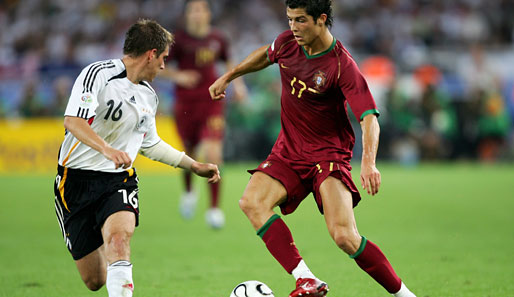 Fußball, Portugal, Deutschland, Lahm, Ronaldo