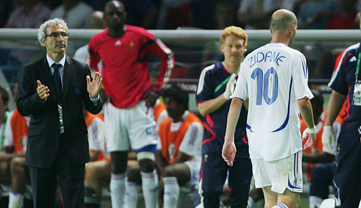WM 2006, Raymond Domenech, Zinedine Zidane