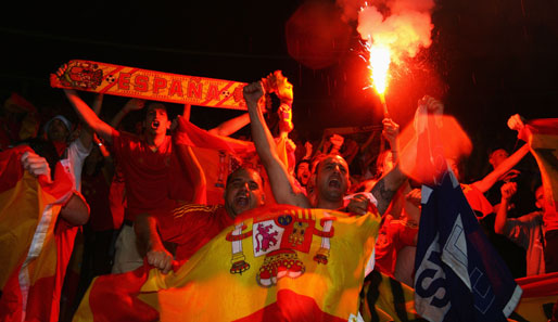 Em 2008, Fussball, Spanien, Fans