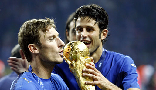 Francesco Totti wurde im WM-Finale 2006 in der 61. Minute ausgewechselt
