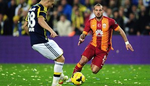 Wesley Sneijder spielt in der Türkei bei Galatasaray Istanbul