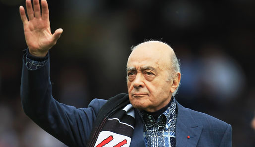 Mohamed Al Fayed ist Besitzer des Nobel-Kaufhauses Harrods und des FC Fulham