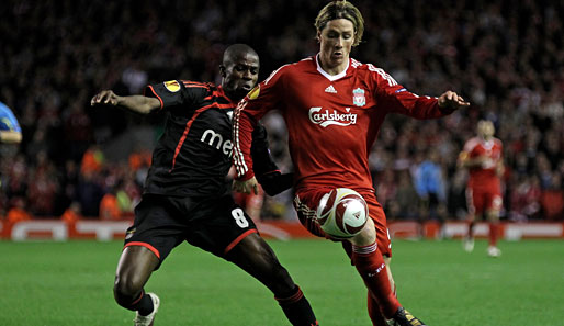 Mit Fernando Torres (r.) schalteten die Reds im Viertelfinale Benfica Lissabon aus. Jetzt fehlt Torres