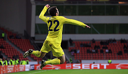 Erzielte in dieser Europa League-Saison schon zehn Tore für Villareal: Giuseppe Rossi