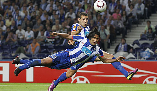 Möchte seinen Tor-Rekord von 16 Treffern im Finale ausbauen: Falcao vom FC Porto