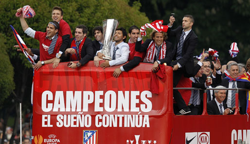 Atletico Madrid gewann 2010 die Europa League gegen den FC Fulham