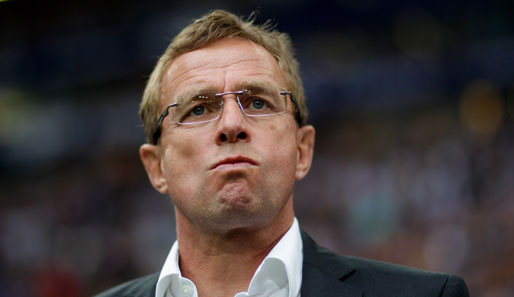 Schalke-Trainer Ralf Rangnick sah ein enttäuschendes Unentschieden gegen Steaua Bukarest