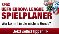 Europa League, Tabellenrechner, Spielplaner