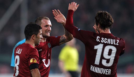 Hannover 96 befindet sich im Viertelfinale der Europa League